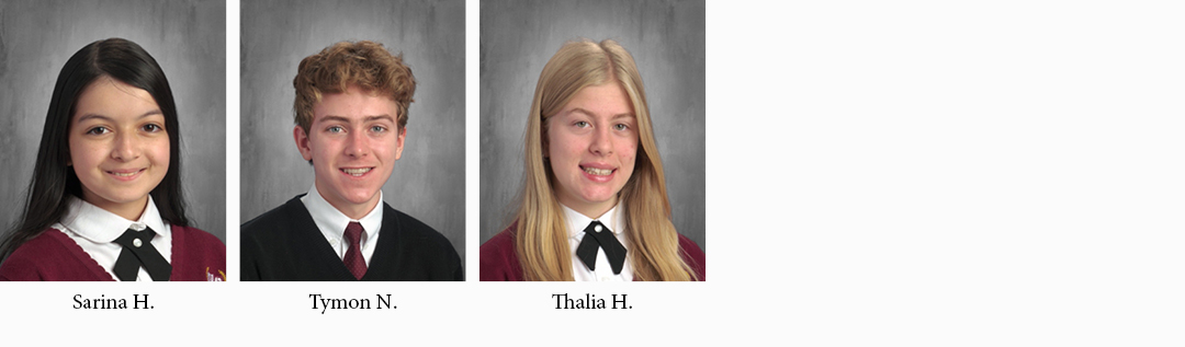 Sarina H., Tymon N., and Thalia H.– 2023 Utah Speech Festival winners