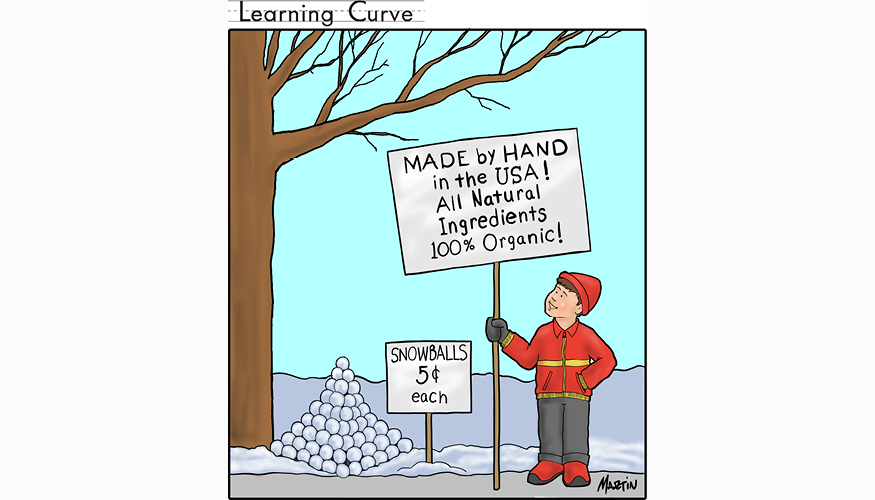 Learning Curve: Snowballs for Sale