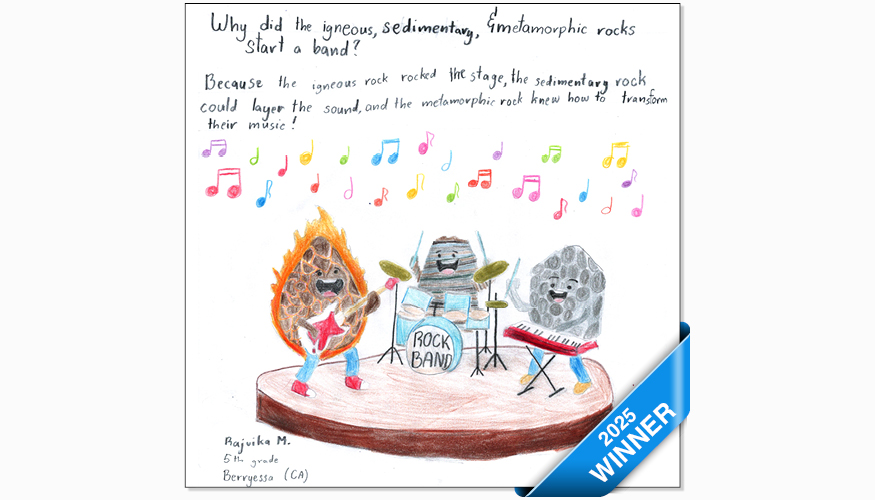 Last year’s Learning Curve Contest winner by Rajvika M. of Berryessa (CA)