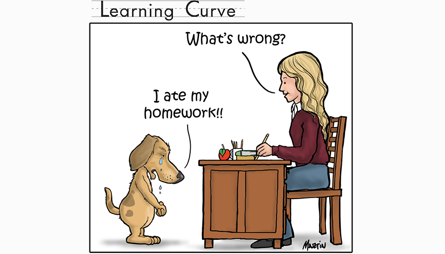 Learning Curve: Dog Ate Homework