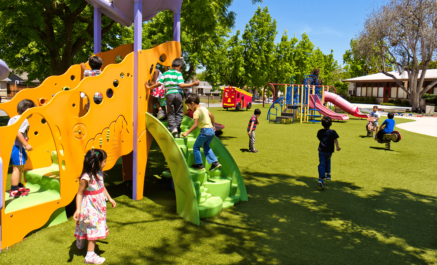 Playground Structure | Challenger School - Strawberry Park | Private School In San Jose, California